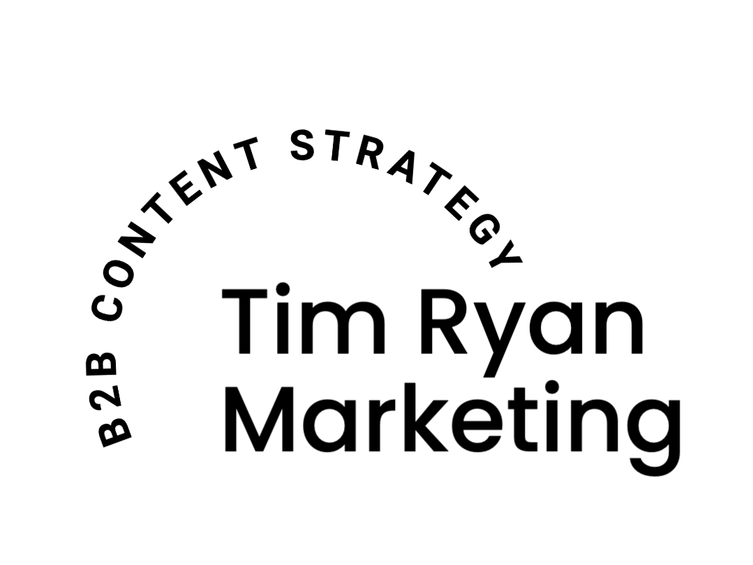 Tim Ryan Marketing Logo Text on White Background